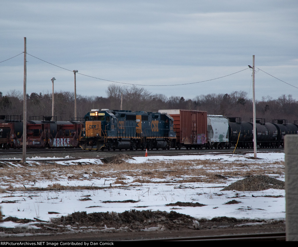 CSXT 6229 Switches Rigby Yard